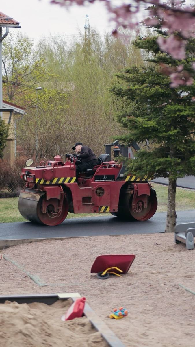 Asfalttikaistan asfaltointikohde, kuva 6