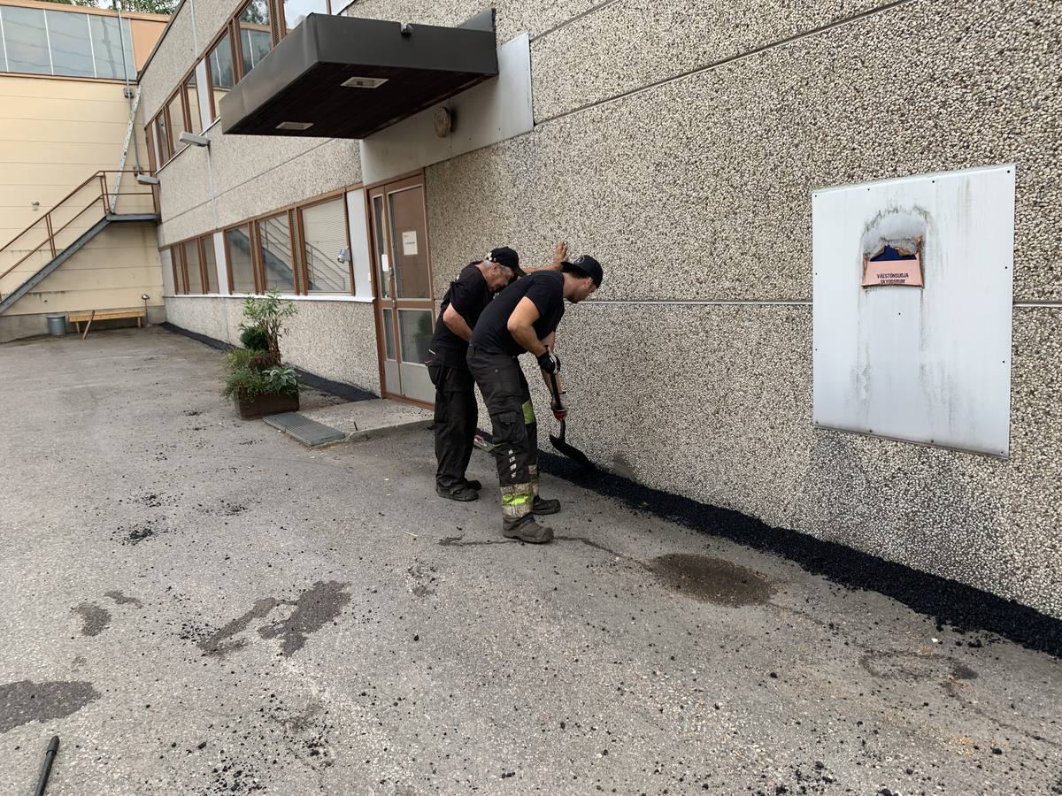 Asfalttikaistan asfaltointikohde, kuva 10