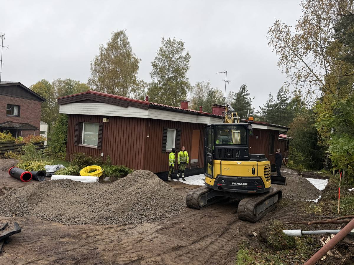 Maanrakennus- ja pihan pohjatyö, kuva 3
