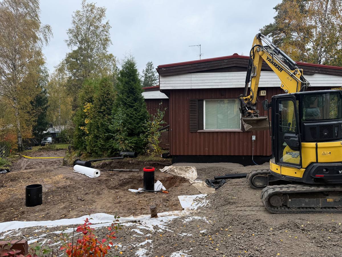 Maanrakennus- ja pihan pohjatyö, kuva 13