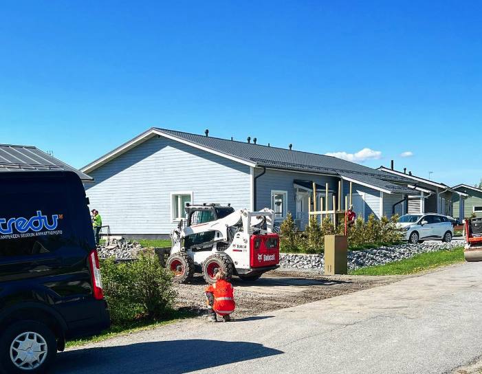 Maanrakennus- ja pihan pohjatyö, kuva 16