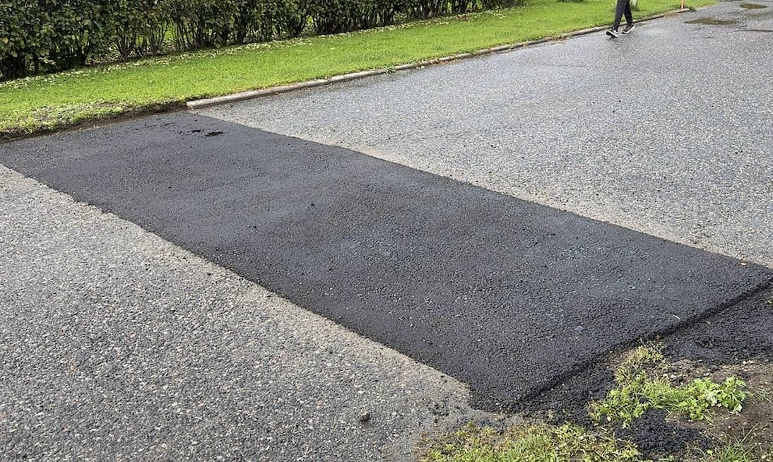 Asfaltin paikkaus- ja korjaustyö, kuva 2