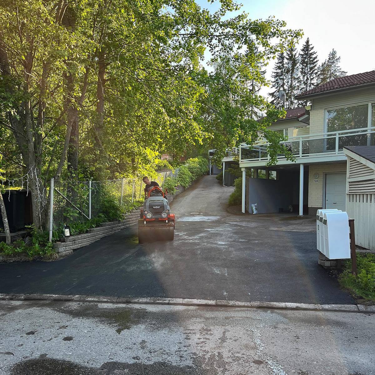 Asfaltin paikkaus- ja korjaustyö, kuva 14